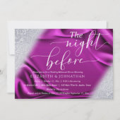 Moderne elegant de nacht voor het repetitief eten kaart (Voorkant)