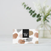Moderne Elegant Earth Tones Waterverf Professional Visitekaartje (Staand voorkant)