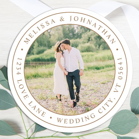 Moderne Elegant Elegant Aangepast label voor retou