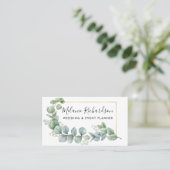 Moderne elegant elegyptus blaast goudvormig visitekaartje (Staand voorkant)