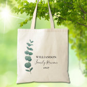 Moderne Elegant Eucalyptus Family Reunion Tote Bag