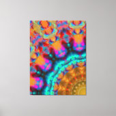 Moderne, elegant gele zwarte vormgeving canvas afd (Voorkant)