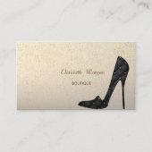 Moderne Elegant Gold Confetti op hoge hoogte Visitekaartje (Voorkant)