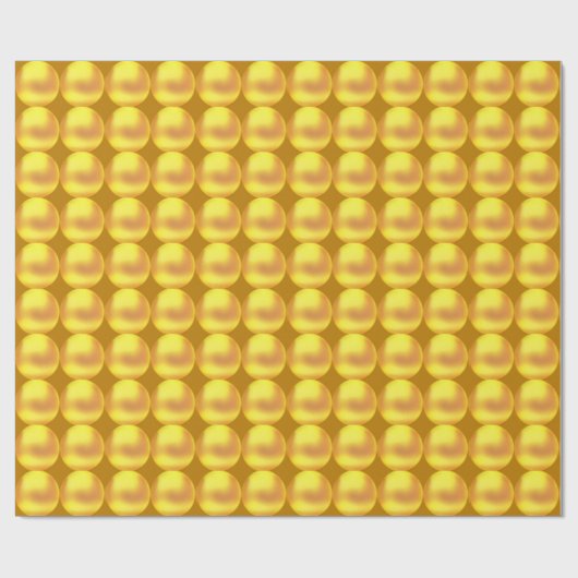 Moderne Elegant Gold Stippen Cadeaupapier (Vlak)