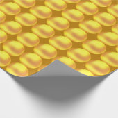 Moderne Elegant Gold Stippen Cadeaupapier (Hoek)
