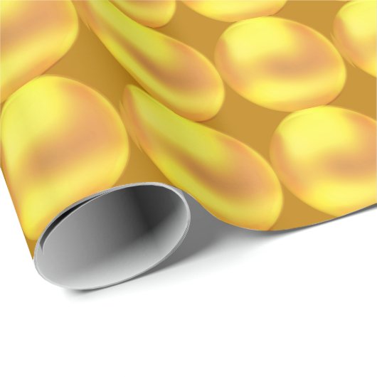 Moderne Elegant Gold Stippen Cadeaupapier (Rol Hoek)