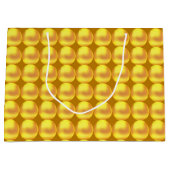 Moderne Elegant Gold Stippen Groot Cadeauzakje (Voorkant)