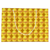 Moderne Elegant Gold Stippen Groot Cadeauzakje (Achterkant)