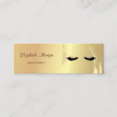 Moderne elegant, goudpenseelstreek, as mini visitekaartje (Voorkant)