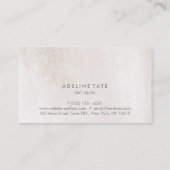 Moderne Elegant Hair Salon Roos Gold Sequins Comb. Visitekaartje (Achterkant)