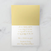 Moderne Elegant Happy Nieuwjaar Trendy Chic Custom Feestdagen Kaart (Binnen)