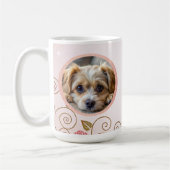 Moderne Elegant Huisdier 2 Foto Koffiemok (Links)