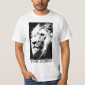 Moderne Elegant Lion Face Sjabloon Mannen waarde T-shirt (Voorkant)