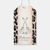 Moderne elegant, luipaard afdrukken, Labels voor d Cadeaulabel (Voorkant)