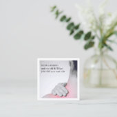 Moderne Elegant Massage Therapist Referral Kaart (Staand voorkant)