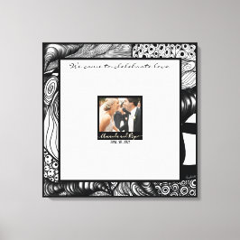 Moderne elegant met het canvas van je foto-gastenb