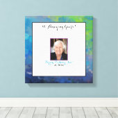 Moderne elegant met het canvas van je foto-gastenb (Insitu (Houten vloer))