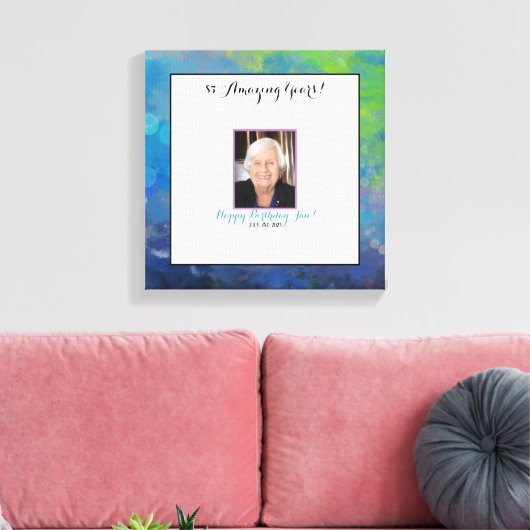 Moderne elegant met het canvas van je foto-gastenb (Insitu (Woonkamer))