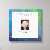 Moderne elegant met het canvas van je foto-gastenb (Voorkant)