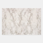 Moderne Elegant Minimal Grijze Stone Textuur Inpakpapier Vel (Voorkant)