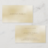 Moderne Elegant Ontwerp Professionele Mode Top Visitekaartje (Voorkant / Achterkant)