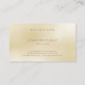 Moderne Elegant Ontwerp Professionele Mode Top Visitekaartje (Achterkant)