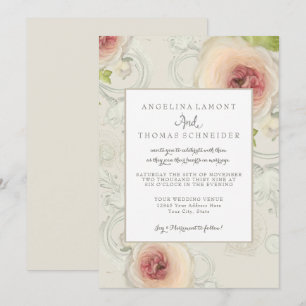 Moderne Elegant Peony Waterverf Flower Floral Art Kaart