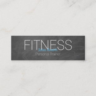 Moderne Elegant Personal Fitness Trainer Mini Busi Visitekaartje