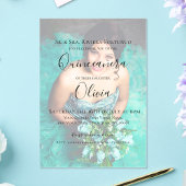 Moderne Elegant Quinceanera 15e verjaardag Foto Acryl Uitnodigingen