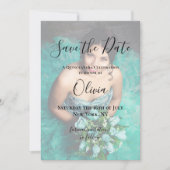 Moderne Elegant Quinceanera 15e verjaardag Foto Save The Date (Voorkant)