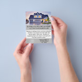 Moderne Elegant Realtor Agent Custom Flyer (Hand)