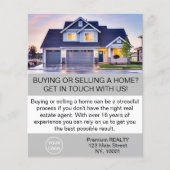 Moderne Elegant Realtor Agent Custom Flyer (Voorkant)