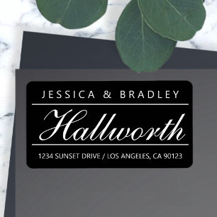 Moderne Elegant Return Address Labels