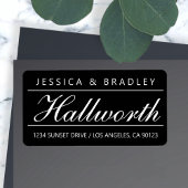 Moderne Elegant Return Address Labels