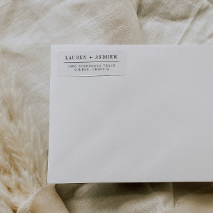 Moderne Elegant Return Address Labels