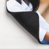 Moderne Elegant Script Afstuderen Class of Photo Muismat (Hoek)