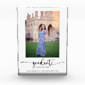 Moderne Elegant Script Afstuderen Foto (Voorkant)