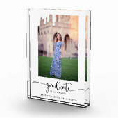 Moderne Elegant Script Afstuderen Foto (Rechts)