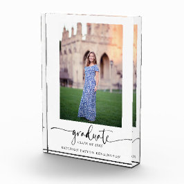 Moderne Elegant Script Afstuderen Foto