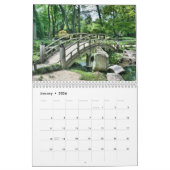 Moderne Elegant Script Gardens and Parks Kalender (Jan 2026)