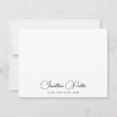 Moderne Elegant Script Name Sjabloon Aangepast (Voorkant)