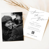 Moderne Elegant Script Photo Save the Date