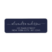 Moderne Elegant Script Typography Wedding Event Etiket (Voorkant)