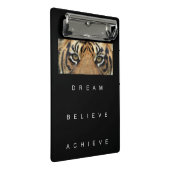 Moderne Elegant Self Improvement Sjabloon Tiger Ey Mini Klembord (Schuin)
