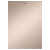 Moderne elegant, stijlvol, gepersonaliseerd klembord (Achterkant)