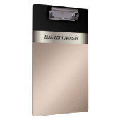 Moderne elegant, stijlvol, gepersonaliseerd klembord (Rechts)