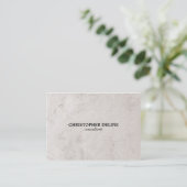 Moderne Elegant Stone Consultant Visitekaartje (Staand voorkant)
