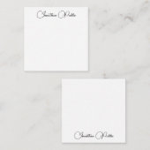 Moderne Elegant Typografie Name Sjabloon (Voorkant / Achterkant)