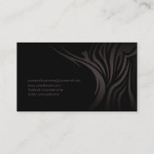 Moderne Elegant Unieke Visitekaartje van de Mode v (Achterkant)
