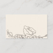 Moderne elegant visitekaartje (Achterkant)